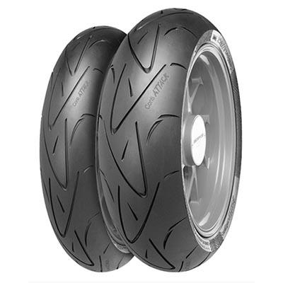 CONTINENTAL CONTISPORTATTACK FRONT 130/70 R16 61W TL MOTO SUPERSPORT