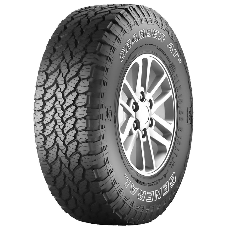 GENERAL TIRE GRABBER AT3 OWL LRE 265/70 R17 121/118S TL M+S 3PMSF 4X4 SUV CROSSOVER PER TUTTI I TERRENI