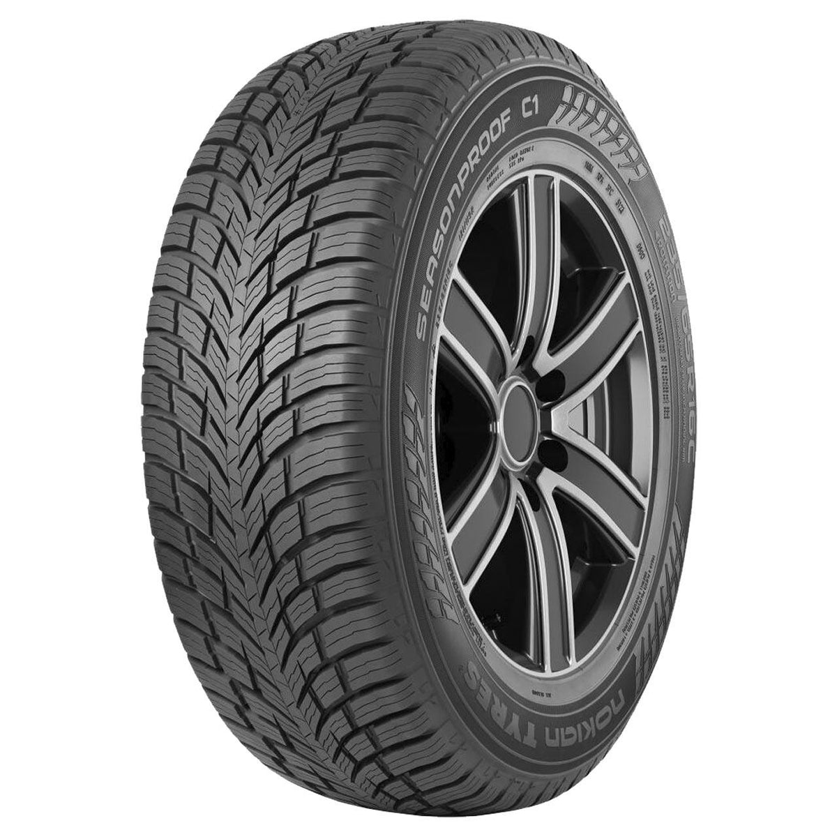 NOKIAN SEASONPROOF C1 195/75 R16 107/105R TL M+S 3PMSF VEICOLI COMMERCIALI LEGGERI 4 STAGIONI