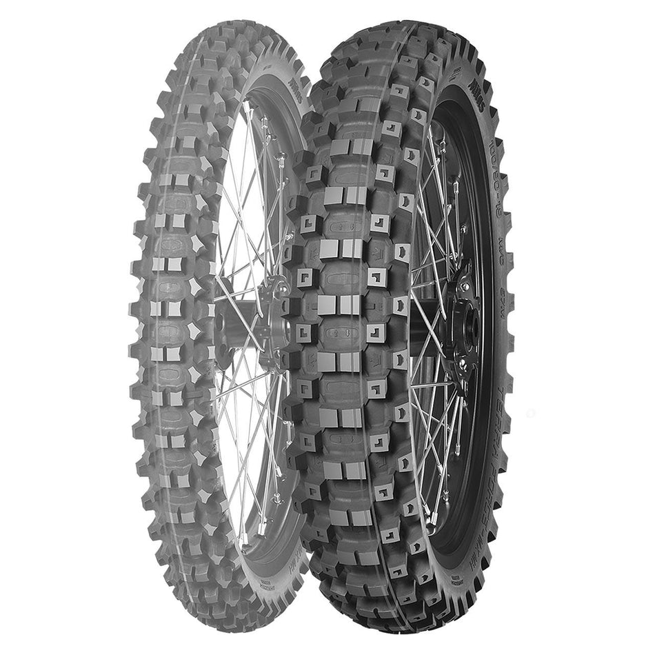 MITAS TERRA FORCE MX MH RED GREEN FRONT NHS 90/100 -21 57M TT MOTO CROSS