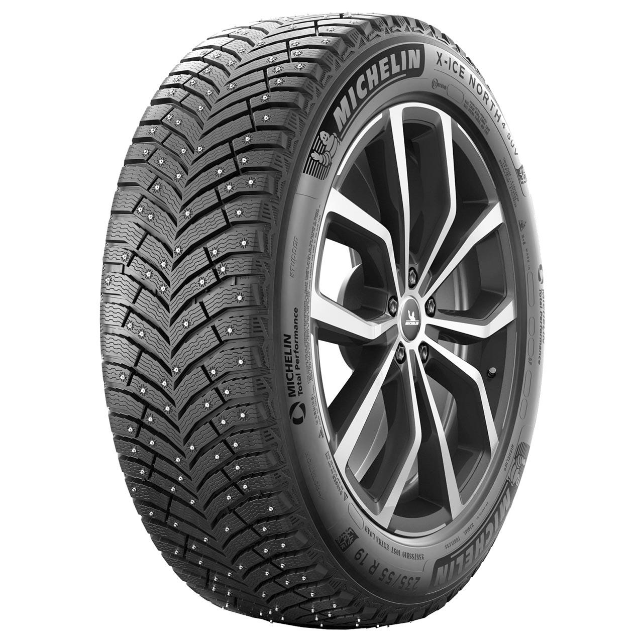 MICHELIN X ICE NORTH 4 SUV XL STUDDED 255/55 R19 111T TL M+S 3PMSF 4X4 SUV CROSSOVER INVERNALE